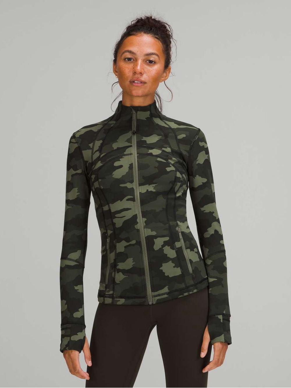 lululemon NWT Define Jacket Heritage 365 Olive Camo Full-Zip 6 Gym Athleisure